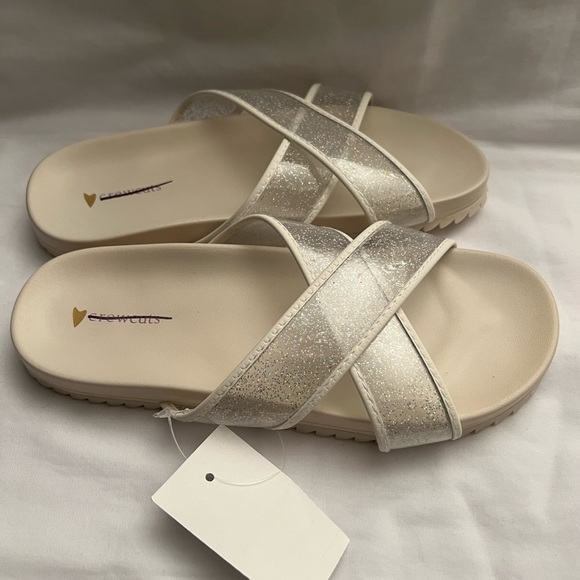 J Crew Girls' cross-strap pool slides - Picture 2 of 7